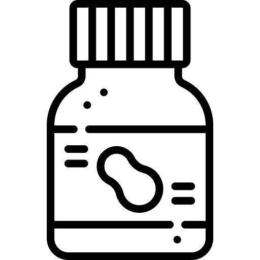 Peanut butter salty food gastronomy icon