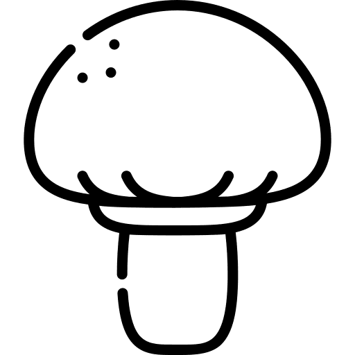 Mushroom fungus fungi organic icon