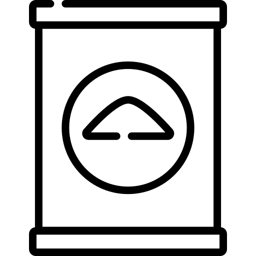 Sugar sweet bag food icon