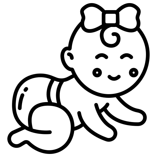 Baby baby kids people icon