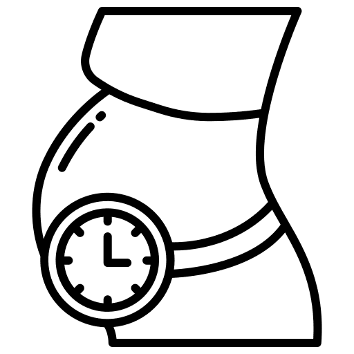 Pregnancy kid and baby healthcare and medical motherhood icon