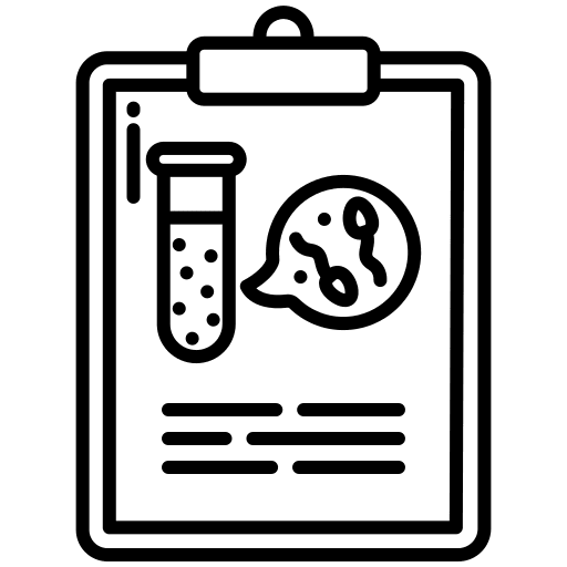 Report test medical report icon