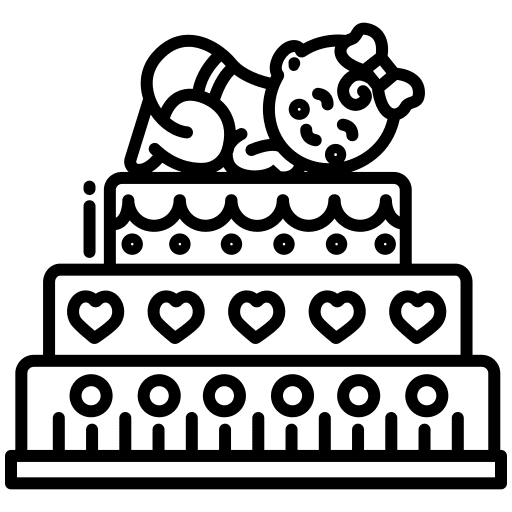 Cake baby cake birthday cake icon