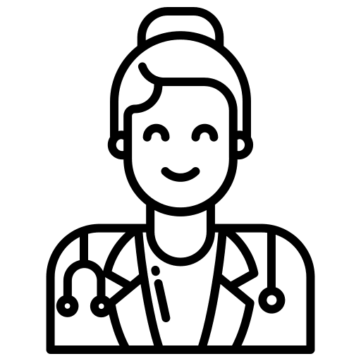 Doctor nurse hospital healthcare icon