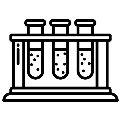 Test tube research chemical flask icon