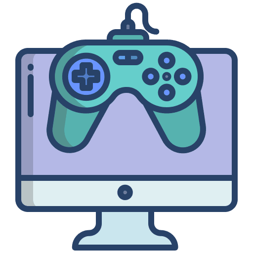 Computer game electronics game development icon