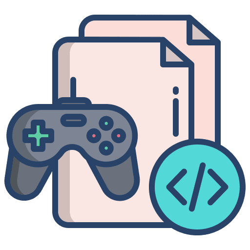 Document coding game gamepad icon