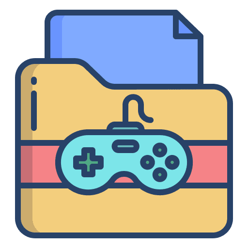 Folder data storage storage file storage icon