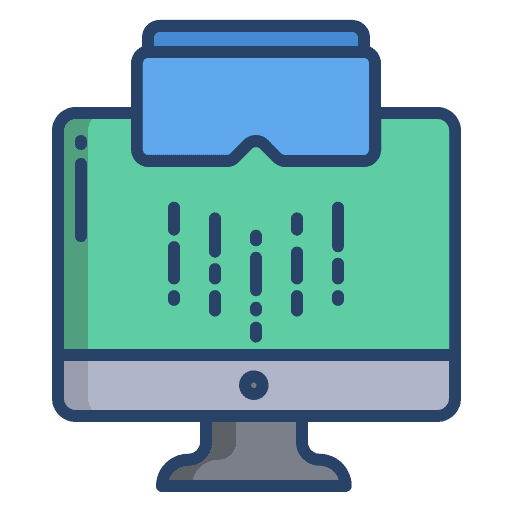 Computer virus ghost cyberbullying icon