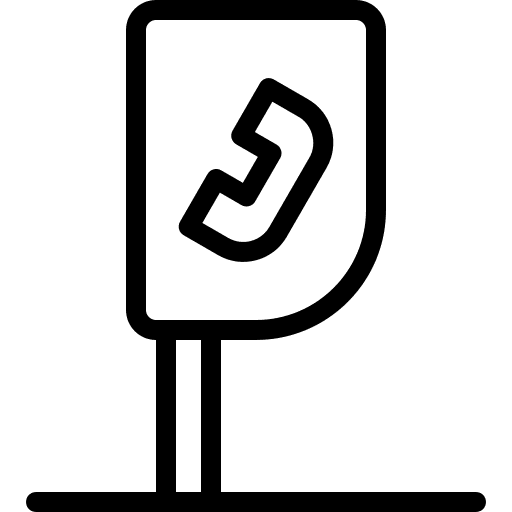 Phone booth telephone booth communications public phone icon