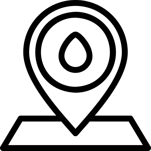 Placeholder location pin region maps and location icon