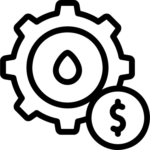 Cogwheel cogwheel business and finance gear icon