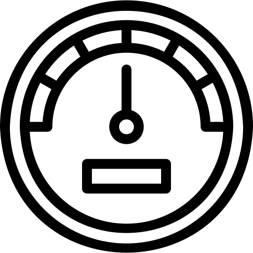 Speedometer difficulty meter speed icon