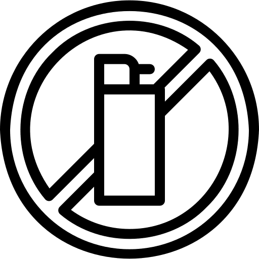 No smoking unhealthy healthcare and medical lighter icon