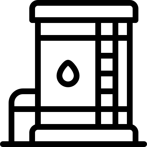 Oil tank petrol industry ladder icon