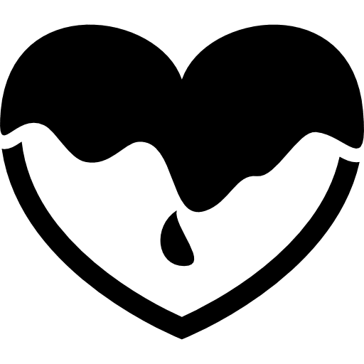 Chocolate heart cookie food cookie hearts icon