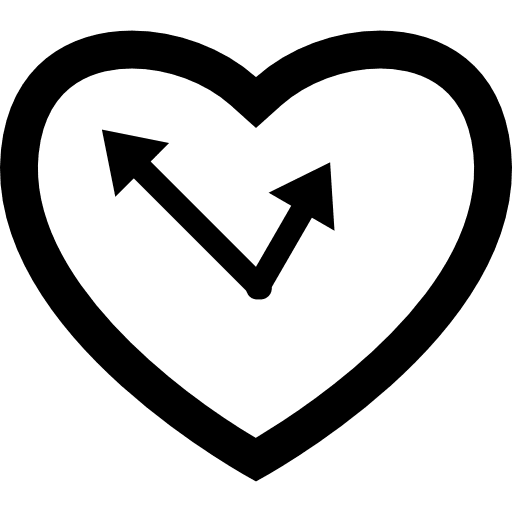 Heart wall clock wall clocks hearts clocks icon