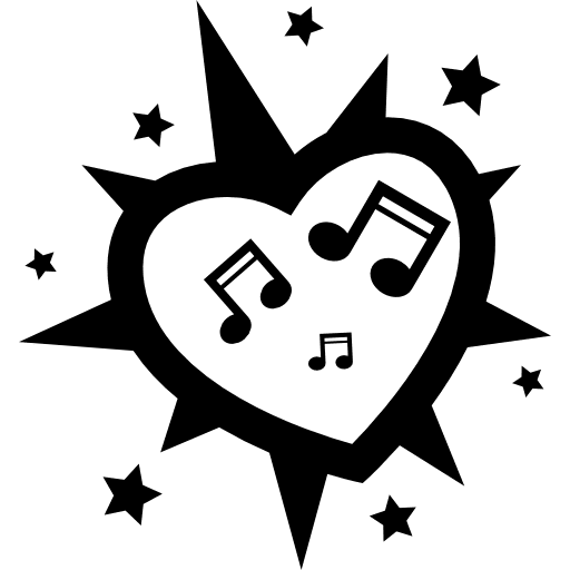 Party lover heart hearts party icon