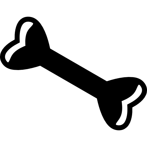 Heart shaped bone shapes hearts heartbeat icon