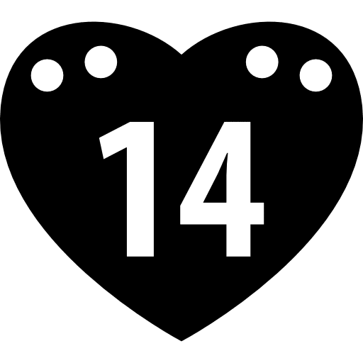 Valentines dating day hearts heart date icon