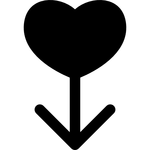 Male heart symbol heart shapes shape icon