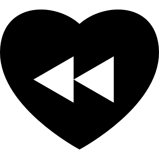 Heart rewind back button buttons hearts back icon