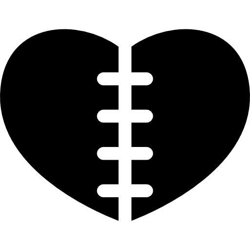 Heart transplants heart medical symbol icon