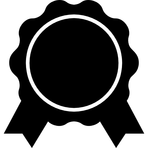 Award badge recognition award shapes icon