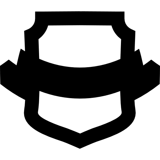 Award shield shape symbols shield shapes icon