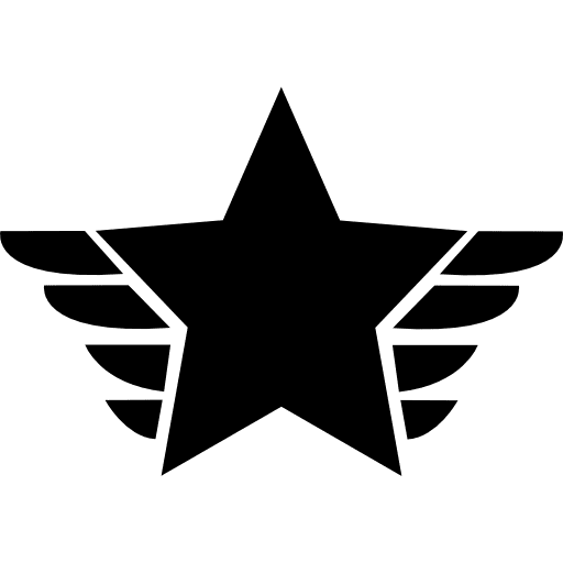 Fivepointed star award symbol symbolic shapes shape icon