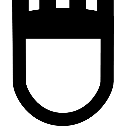 Old shield symbol vintage awards shapes icon