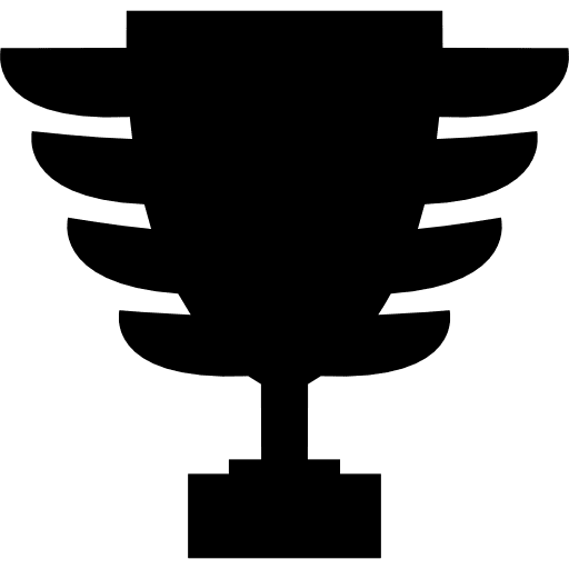 Award trophy shape awards silhouette shapes icon