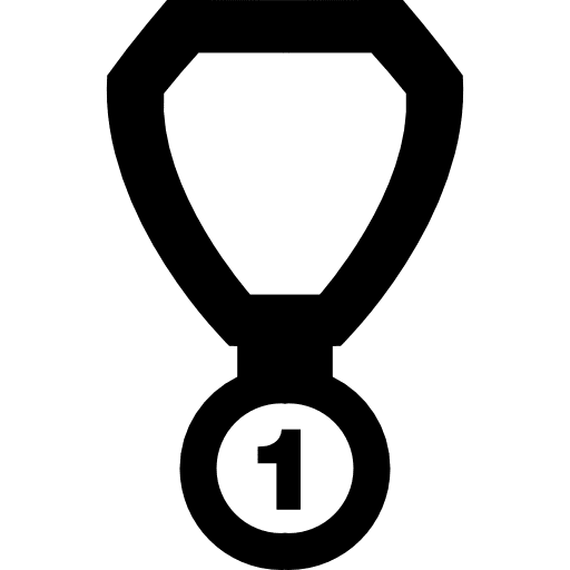 Best place medal necklace necklace one medal icon