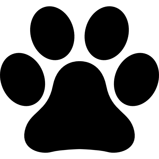 Animal paw print animal print animals icon