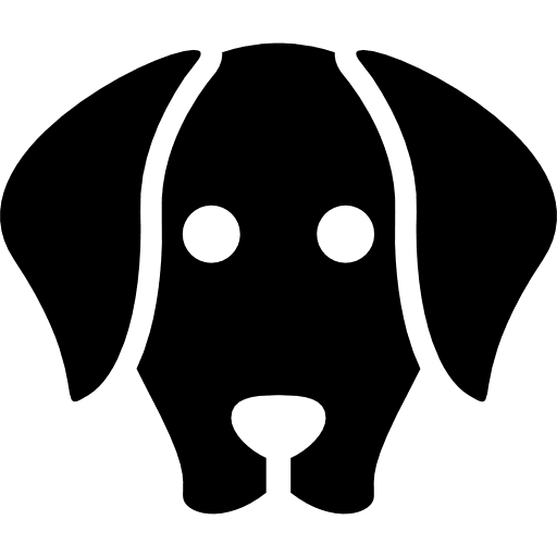 Dog face dog pet floppy ears icon