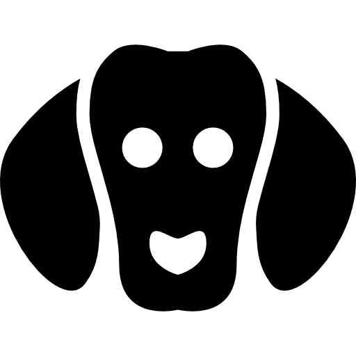 Dog with floppy ears pet dog nose animals icon