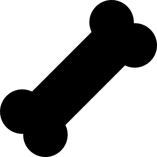 Dog bone dog treat chewing pets icon