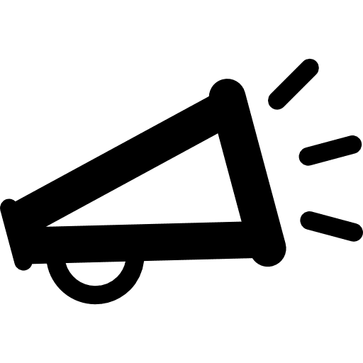 Noisy megaphone interface volume audio icon