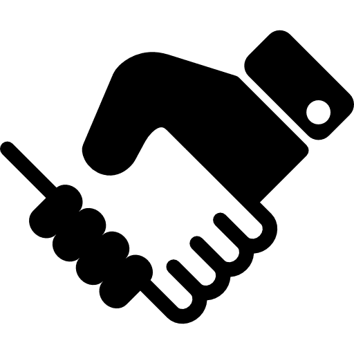 Handshake onboard commitment partnership handshake icon