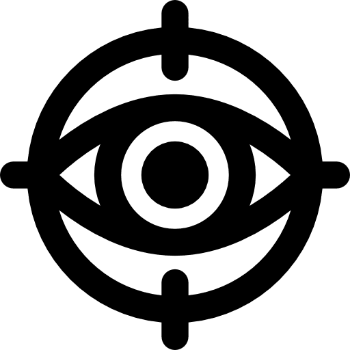 Objective searching searching business target icon