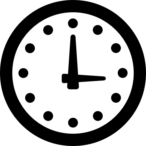 Wall clock waiting idle clock icon