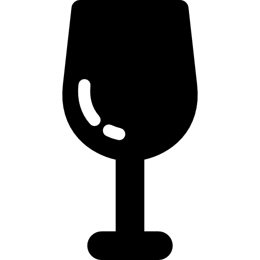 Glass of wine drinking glass wine icon