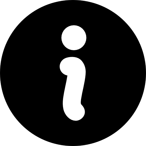 Information sign help about information icon