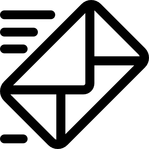 Mail sent interface envelope mails icon