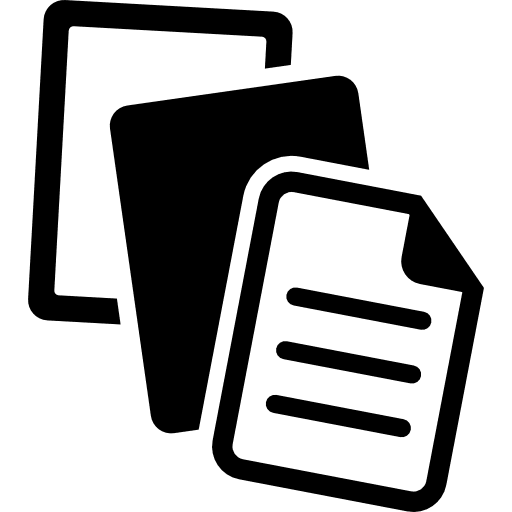 Multiple files archive archives interface icon