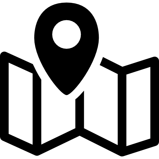 Coordinate route road map placeholder roadmap planning icon