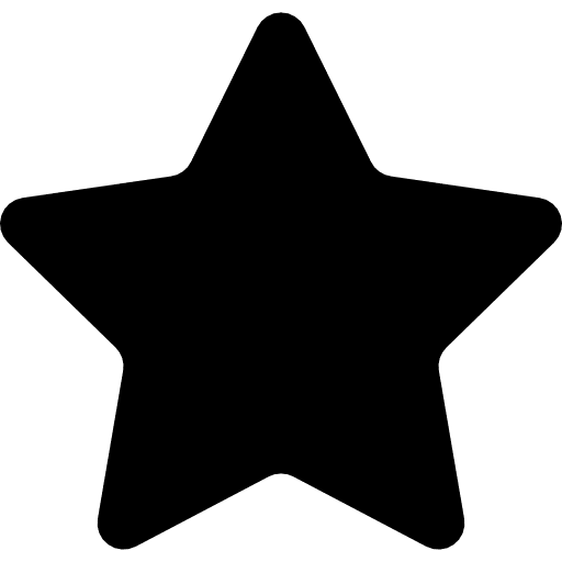 Big favorite star favourite stars shapes icon