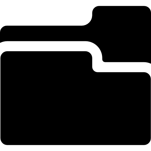 Old folder data storage archive office material icon