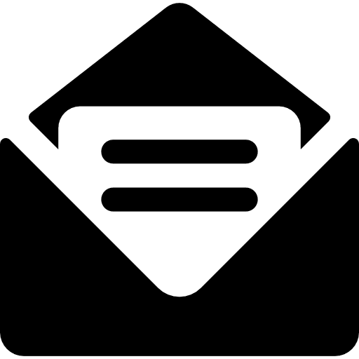 Big new email message letter envelope icon