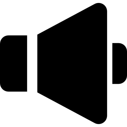 Big sound symbol musical music volume icon